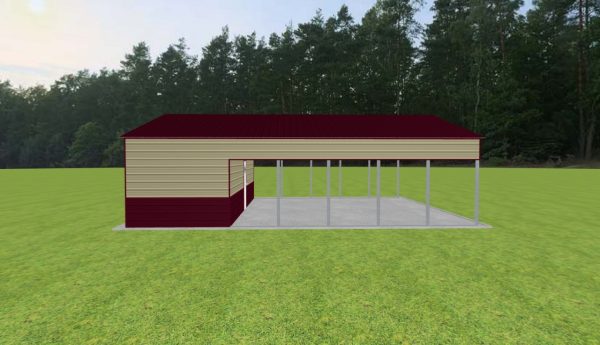 Carport with Storage 30 x 35 x 9 - Image 5