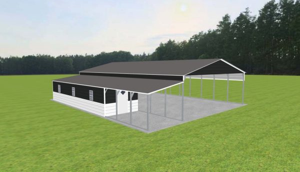 Carport with Storage 30 x 50 x 10