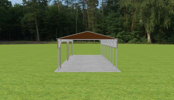 2 Car Carport 18 x 40 x 10 - Image 4