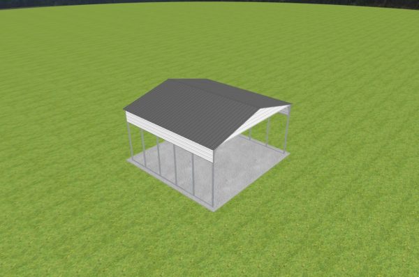 3 Car Carport 26 x 25 x 13 - Image 4