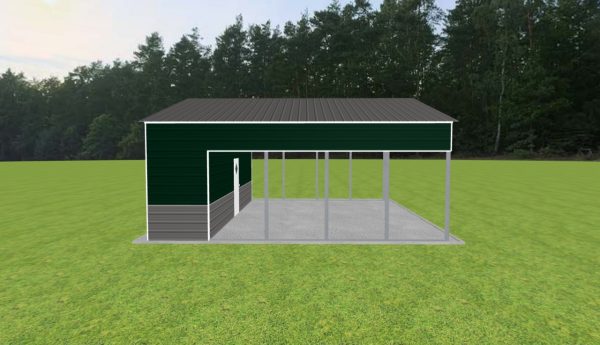 Carport with Storage 28 x 25 x 10 - Image 5