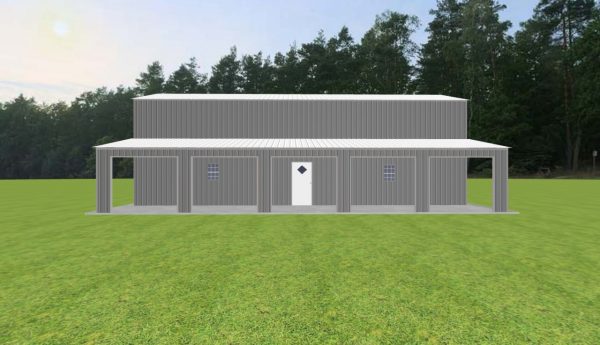 Garage with Lean To 24 x 50 x 16 - Image 2