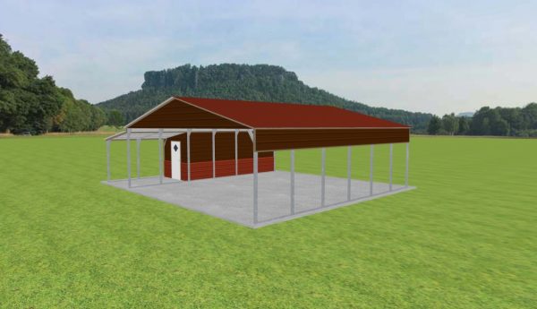 Carport with Storage 28 x 30 x 9 - Image 4