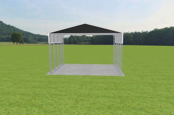 3 Car Carport 26 x 20 x 15 - Image 2