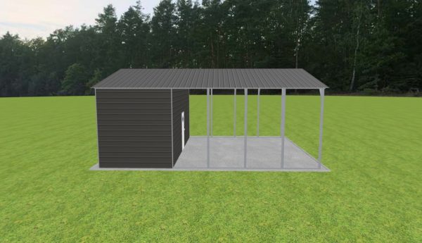 Carport with Storage 24 x 30 x 11 - Image 5