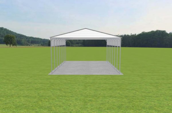 3 Car Carport 26 x 35 x 14 - Image 2