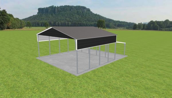 2 Car Carport 24 x 20 x 10