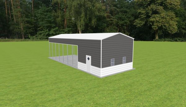 Carport with Storage 18 x 50 x 13 - Image 3