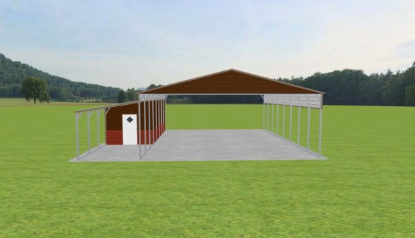 Carport with Storage 30 x 40 x 11