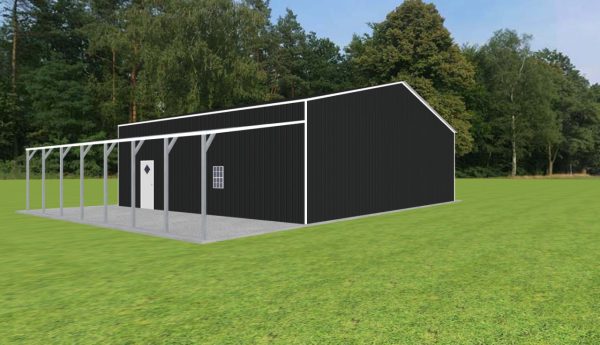 Garage with Lean To 42 x 35 x 12 - Image 4