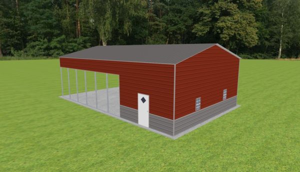 Carport with Storage 28 x 45 x 13 - Image 3