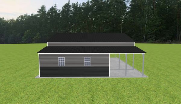 Carport with Storage 28 x 30 x 10 - Image 3