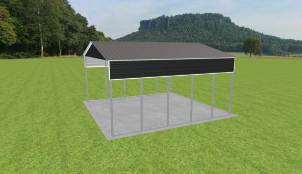 2 Car Carport 24 x 25 x 12 - Image 3