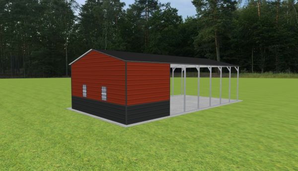 Carport with Storage 20 x 40 x 10 - Image 3