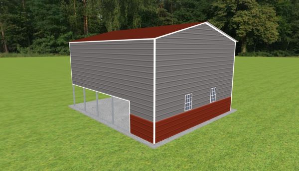 Carport with Storage 22 x 25 x 14 - Image 2