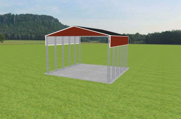 3 Car Carport 26 x 25 x 15