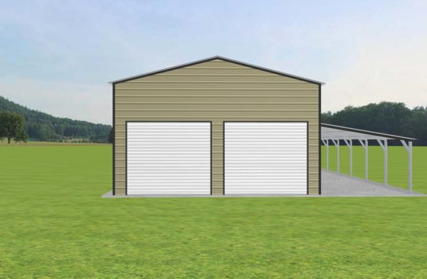 Garage with Lean To 22 x 40 x 12 - Image 3