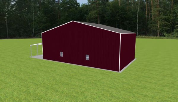 Garage with Lean To 48 x 30 x 16 - Image 5