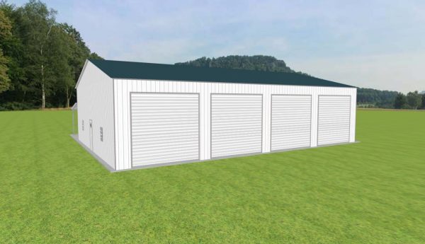 Garage with Lean To 42 x 60 x 14