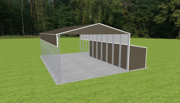 Carport with Storage 28 x 50 x 15 - Image 5