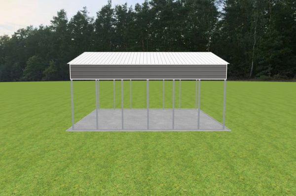 3 Car Carport 26 x 30 x 13 - Image 3