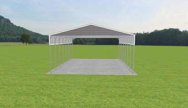 3 Car Carport 28 x 35 x 13 - Image 2