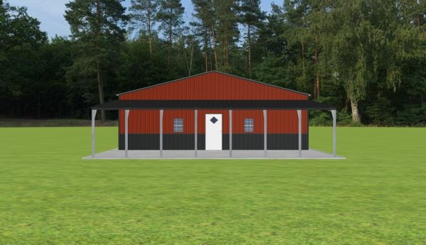 Garage with Lean To 34 x 50 x 10 - Image 2