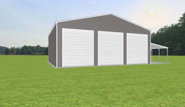 Garage with Lean To 44 x 40 x 16 - Image 4