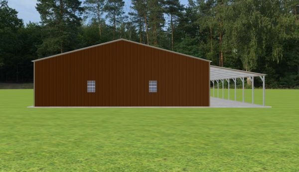 2 Car Garage with Lean To 38 x 40 x 10 - Image 5