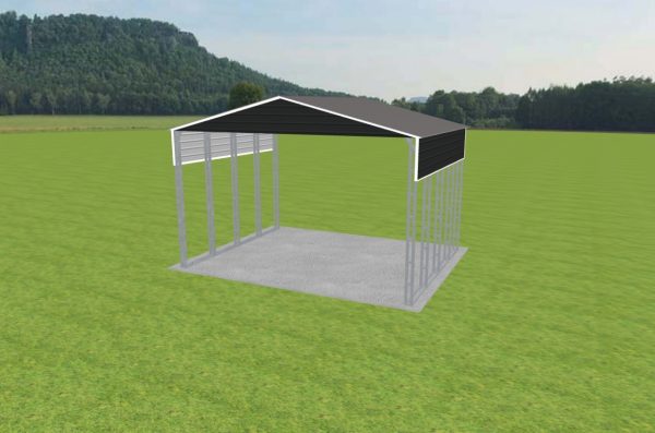 3 Car Carport 26 x 20 x 15