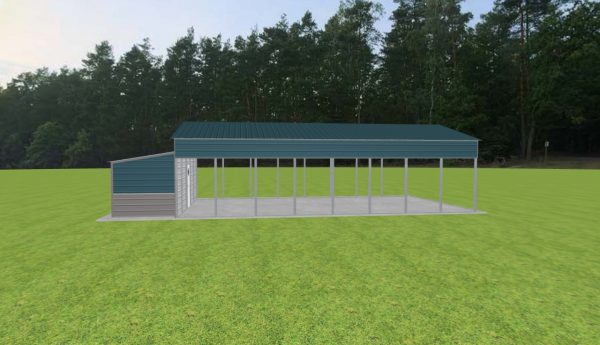 Carport with Storage 24 x 40 x 10 - Image 5