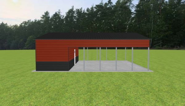 Carport with Storage 28 x 35 x 10 - Image 5