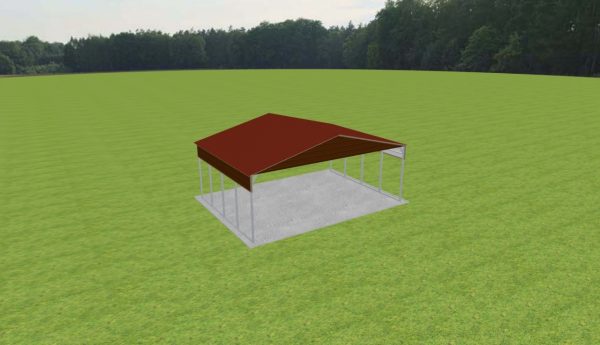 3 Car Carport 28 x 20 x 10 - Image 4