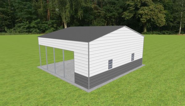 Carport with Storage 28 x 25 x 11 - Image 3