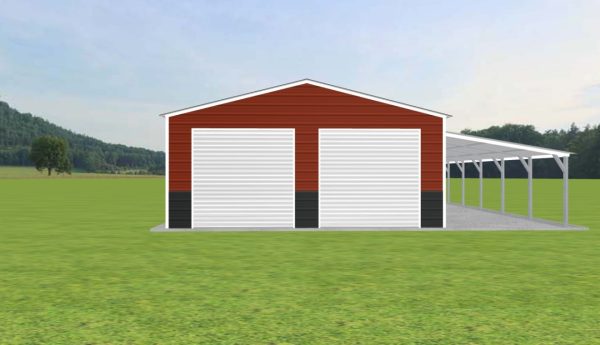 Garage with Lean To 22 x 50 x 9 - Image 3