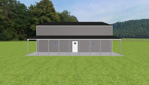 Garage with Lean To 50 x 45 x 16 - Image 3