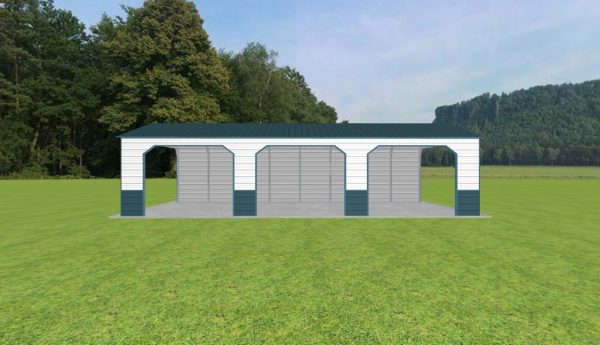 3 Car Carport 22 x 40 x 9 - Image 2