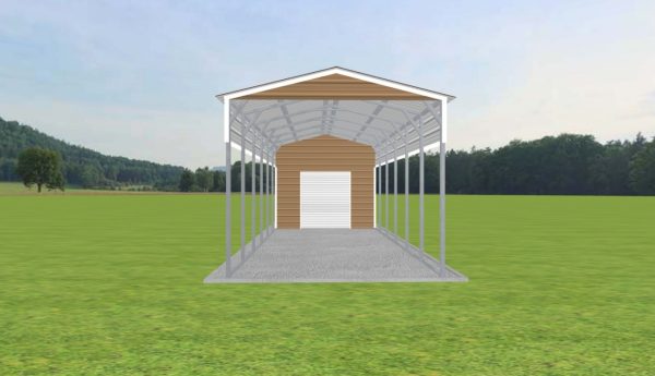 Carport with Storage 12 x 40 x 10 - Image 2