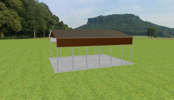 2 Car Carport 24 x 30 x 11 - Image 3