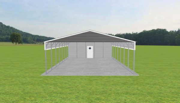 Carport with Storage 24 x 35 x 9 - Image 2