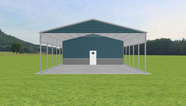 Carport with Storage 28 x 35 x 11 - Image 2