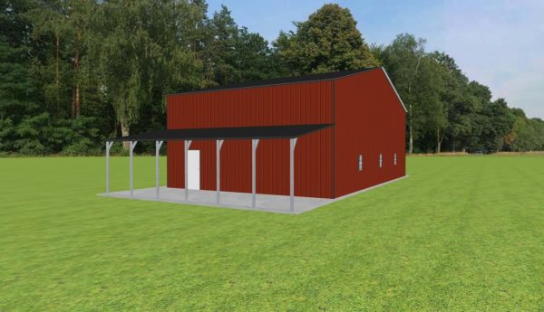 Garage with Lean To 50 x 30 x 16 - Image 3