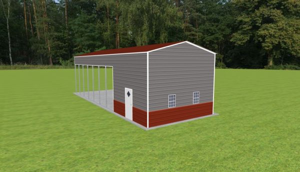 Carport with Storage 18 x 50 x 14 - Image 3