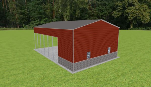 Carport with Storage 26 x 40 x 14 - Image 3