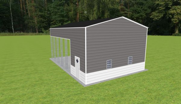 Carport with Storage 24 x 35 x 15 - Image 3