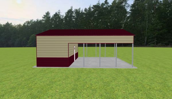 Carport with Storage 28 x 30 x 10 - Image 5