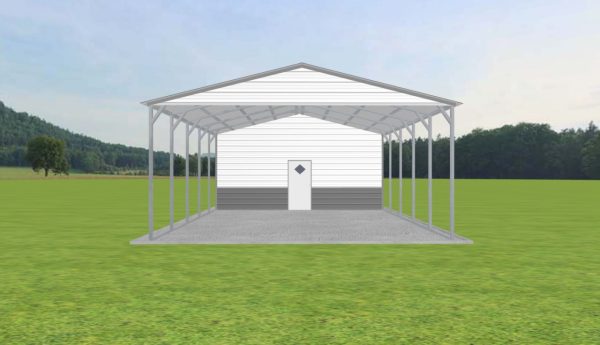 Carport with Storage 22 x 35 x 10 - Image 2