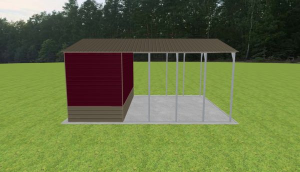 Carport with Storage 24 x 30 x 13 - Image 5