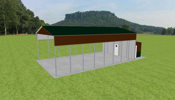 Carport with Storage 24 x 40 x 13