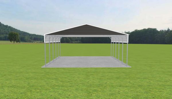 3 Car Carport 28 x 25 x 11 - Image 2